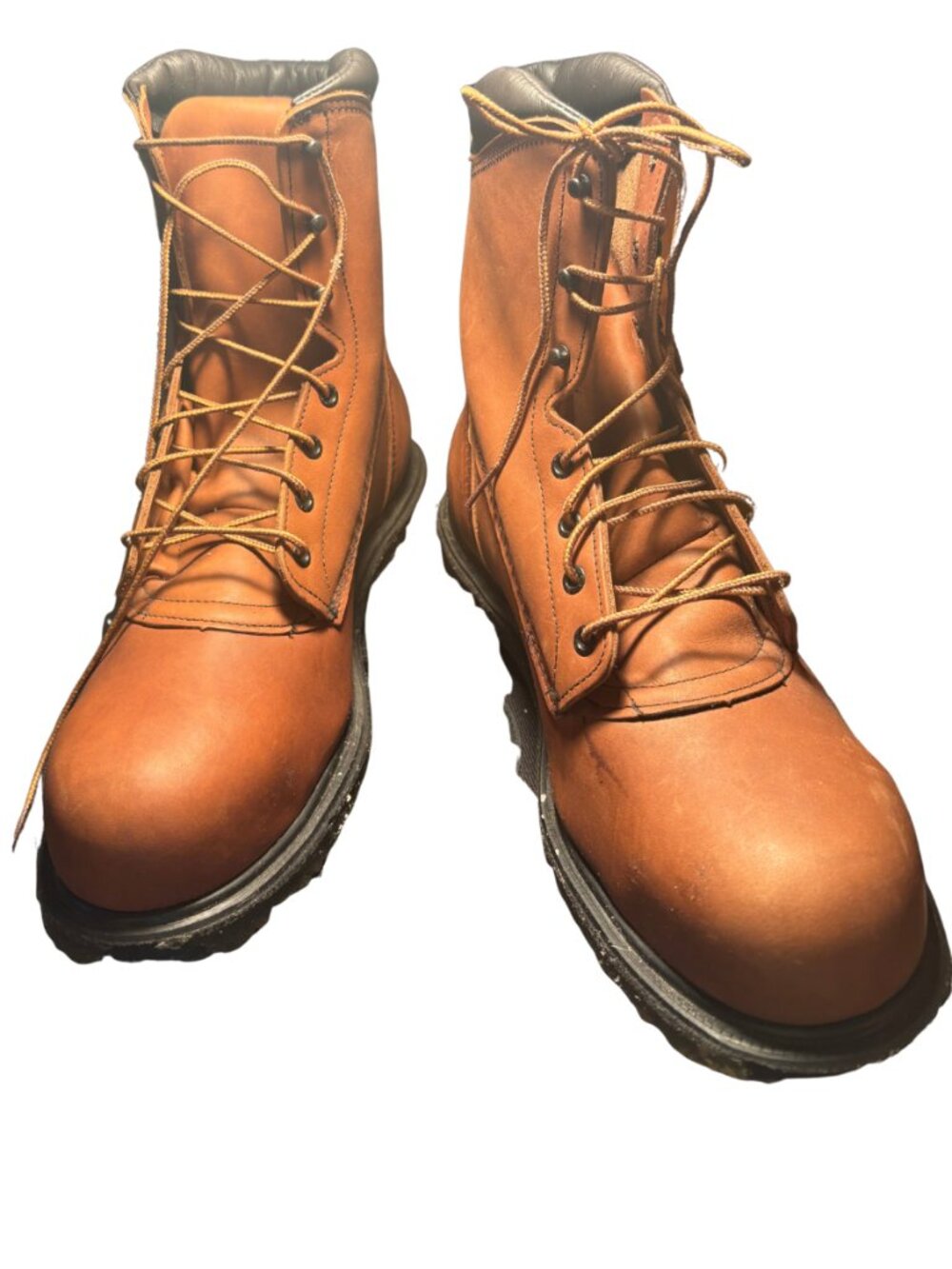 Red Wing Work Boots 4208 ASTM F2413-05 Steel Toe Brown Leather Men’s Sz [X]